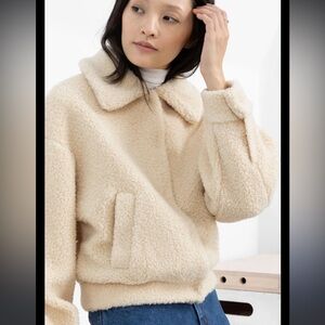 & Other Stories Faux Shearling Teddy Jacket